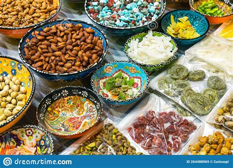 Exotic Spices In The Old Souq Of Mutrah Oman Traditional Bazaar With