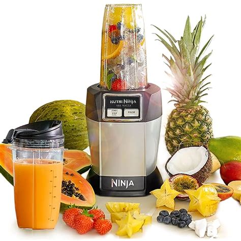 Ninja Nutri Pro Complete Personal Blender 900w Bl470uk Silver Uk Kitchen And Home