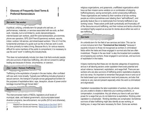 Support Ho S E Sex Work Centered Guides Jett George
