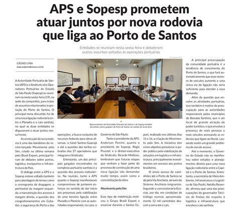 Sopesp Aps E Sopesp Prometem Atuar Juntos Por Nova Rodovia Que Liga