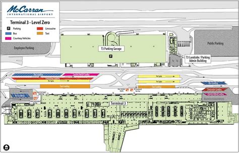 McCarran airport terminal 3 map - Las Vegas airport map terminal 3 ...