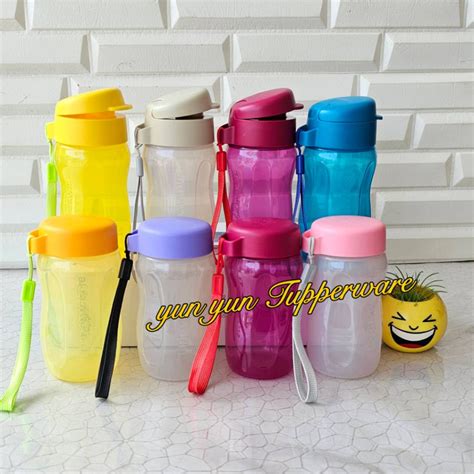 Tupperware Slim Eco Bottle 1 PC 310ml FREE Strap Shopee Malaysia