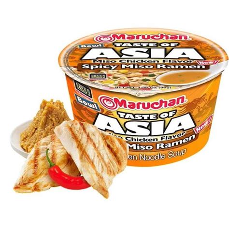 Annie Chuns Taste Of Spicy Miso Ramen Soup Bowl Pack Of Walmart