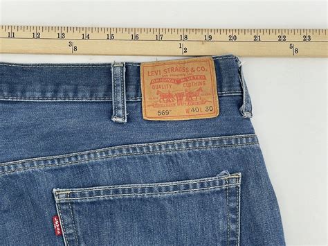 Levis 569 Vintage Loose Straight Leg Jeans Mens Size Gem