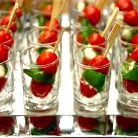 Tomato, Basil and Bocconcini Skewers | Devour It Catering