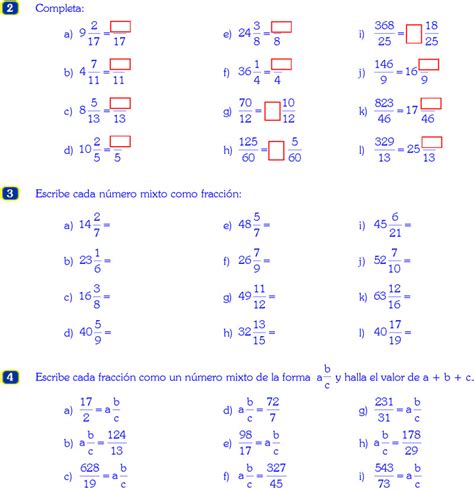 Numero Mixto Y Fraccion Impropia Fracciones Impropias Fracciones Images