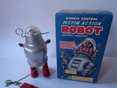 Ha Ha Toy Piston Action Robot Robby The Robot With Box Battery Operated Toy Paradise