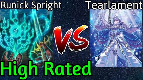 Spright Runick Vs Tearlament High Rated DB Yu Gi Oh 2022 YouTube