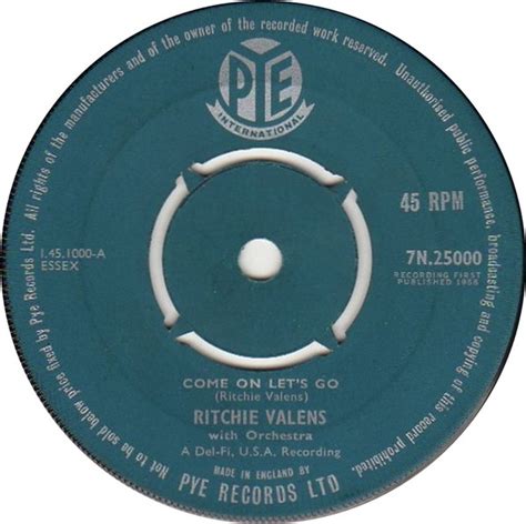 Ritchie Valens - Come On Let's Go (1958, Vinyl) | Discogs