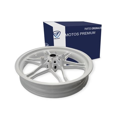 Rin Delantero Blanco Vortx Original Motos Premium