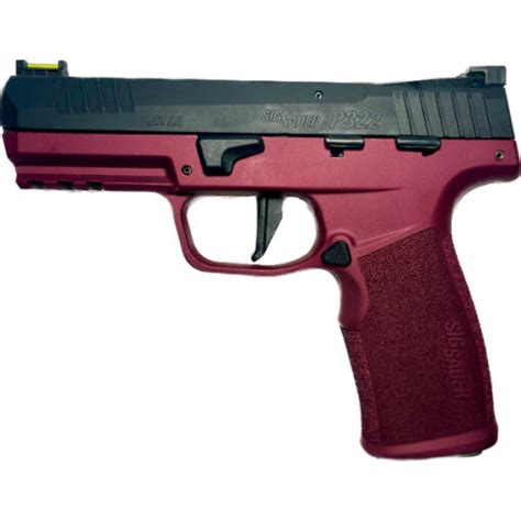 Sig Sauer P Black Cherry Lr Semi Auto Rounds Pistol