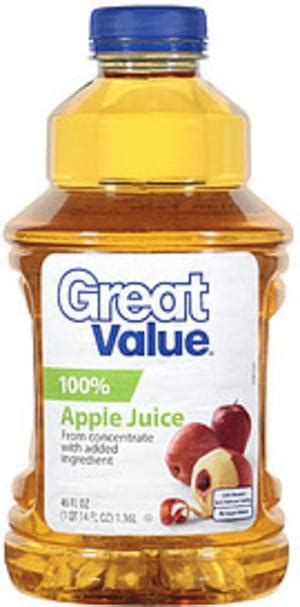 Great Value 100 Apple Juice Nutrition Facts Besto Blog