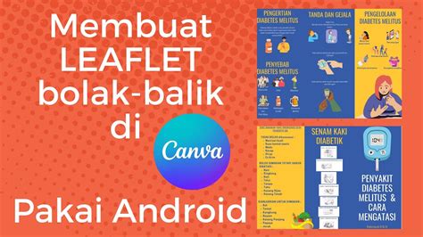 Membuat Leaflet Bolak Balik Di Canva Pakai Android Aplikasi Canva