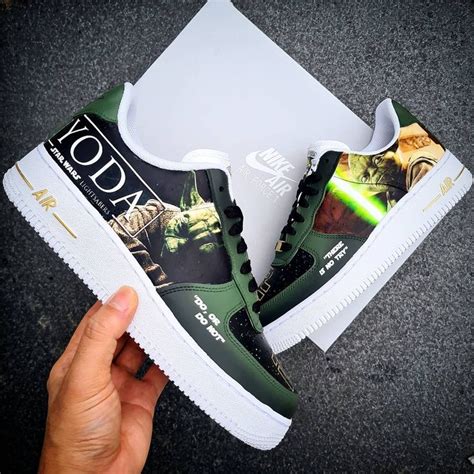 Star Wars Air Force 1 Custom In 2024 Star Wars Shoes Custom Shoes