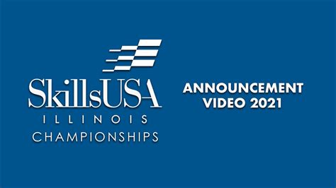 Skillsusa Illinois Championships Announcement 2021 Youtube