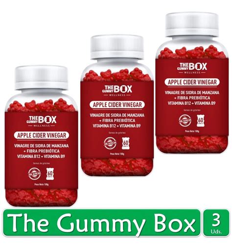 The Gummy Box Vitamina Vinagre De Sidra De Manzana 180 G X 3 Uds