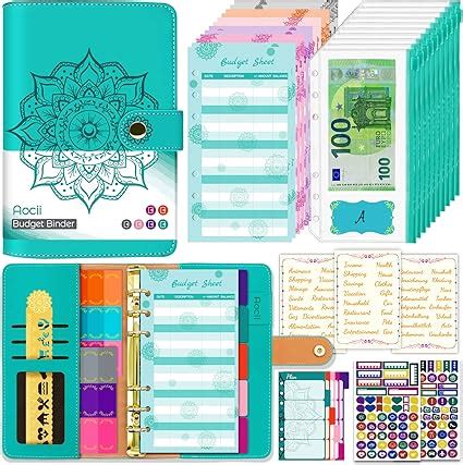 Aocii Budget Planner Deutsch Budget Binder A Budgetplaner