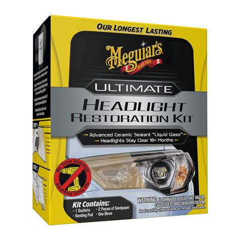 Amazon.com: Meguiar's Ultimate Headlight Restoration Kit - The Perfect