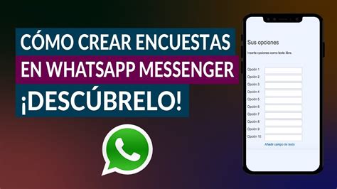 Cómo Crear Encuestas en WhatsApp Messenger Muy Fácil YouTube