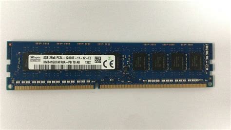 Hynix HMT41GU7AFR8A-PB T0 AB 8GB PC3L-12800E DDR3-1600MHz ECC ...