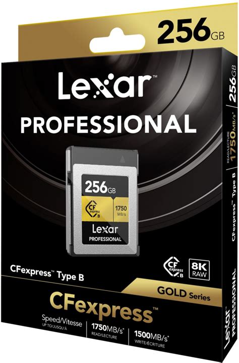 Lexar CFexpress Type-B Gold 256GB 1750/1500MB/s - Foto Erhardt