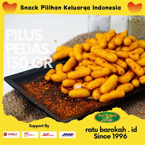 Jual Rbw Aneka Snack Pilus Pedas Gr Makanan Ringan Pedas