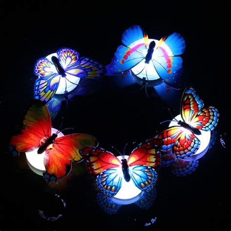 Buy Icoco Harmo Home Led Night Light Lamp Colorful Changing Butterfly