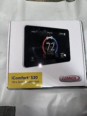 LENNOX IComfort S30 Smart Programmable Thermostat Black 105201 07