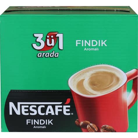 Nestle Nescafe 3ü1 Arada Fındıklı 17 gr x 48 Fiyatı