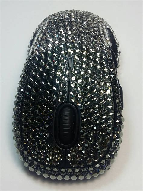 Custom Wireless Mouse Swarovski Mouse Bedazzled Mouse