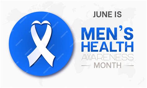 Premium Vector Every June Mens Health Awareness Month Template For