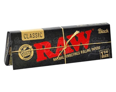 Raw Classic Black Rolling Papers 1 1 4 Restart Cbd And Thc