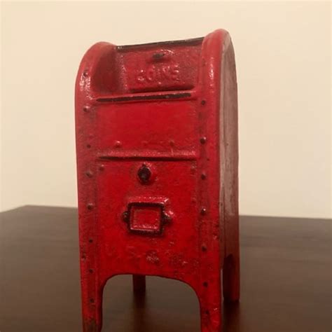 Antique Us Mail Bank Etsy