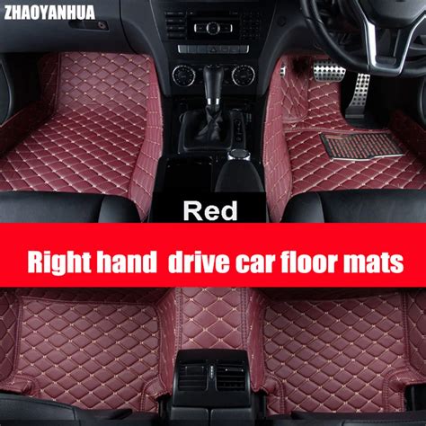 Zhaoyanhua Right Hand Drive Car Floor Mats Special For Infiniti Q50 G25 G35 G35x G37 G37x Q70