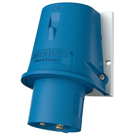 Wall Mounted Inlet 32A 3p 6h 230V IP44 Screw Terminals