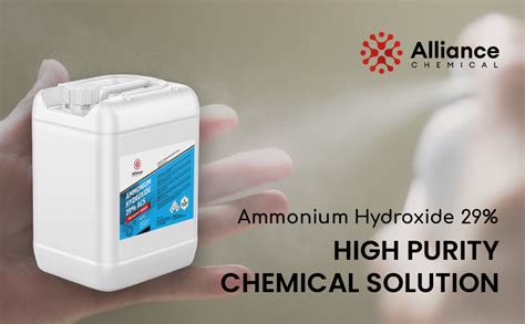 Ammonium Hydroxide 29 Acs Reagent Grade 5 Gallon Pail Uses Cleaning Agent Fertilizer