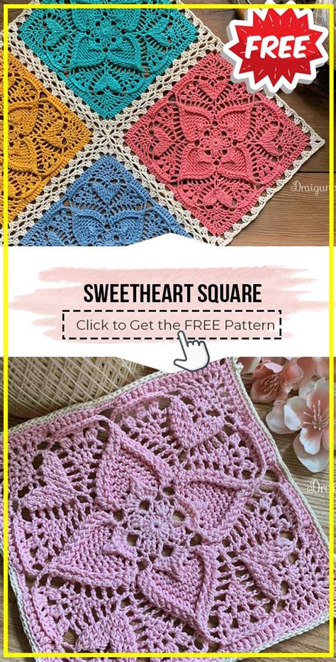 Crochet Sweetheart Square Free Pattern Artofit