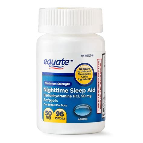 Equate® Maximum Strength Nighttime Sleep Aid Softgels Reviews 2022