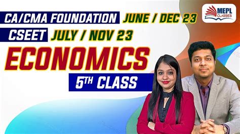 Ca Cma Foundation June Dec Cseet July Nov Economics Th Class