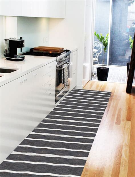 Black Kitchen Floor Runner Flooring Ideas