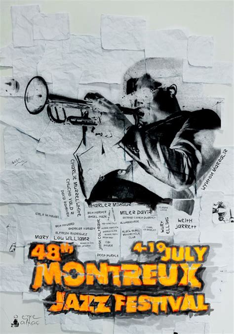 Th Montreux Jazz Festival Posters By Emre Alkac Via Behance Jazz