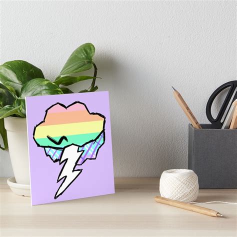 Pastel Rainbow Virgil Sanders Logo Art Board Print By Shelnyx Redbubble