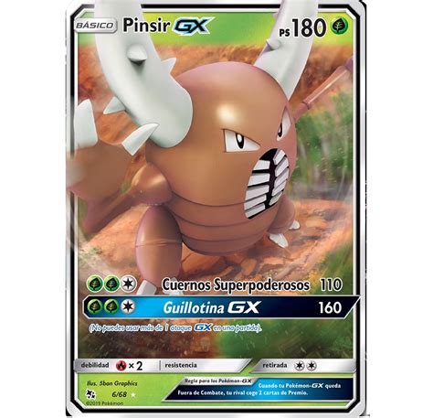 TCG Pinsir GX 6 68 ESP Tiendas Level Up