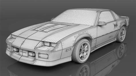 Chevrolet Camaro Iroc Z D Model By Msasdt