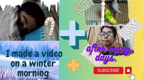 শীতের সকালে অনেক দিন পর ভিডিও করলাম। I Made A Video On A Winter Morning After Many Days