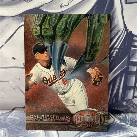 SKYBOX METAL UNIVERSE 8 Cal Ripken Jr Orioles De Baseball EUR 1 38