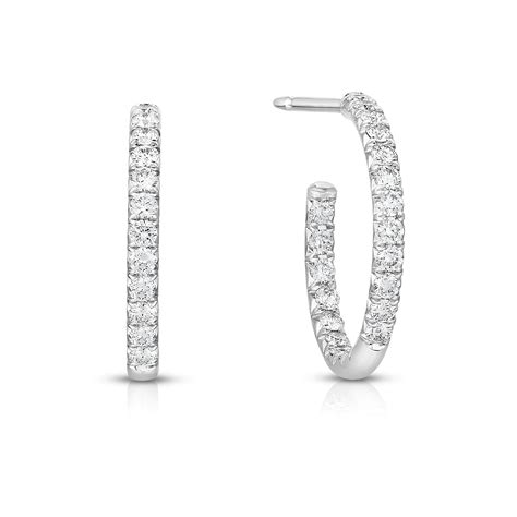 Small Diamond Hoop Earrings – Lauren Addison – Bespoke Jewelry and Fine Diamonds