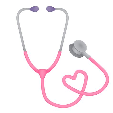 Pink Stethoscope Illustration Png