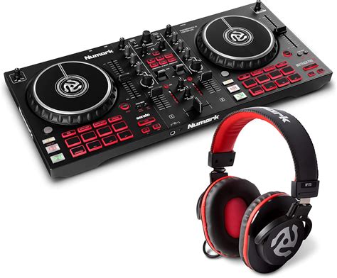 Dj Controller Bundle Deck Dj Set With Dj Mixer Audio Interface