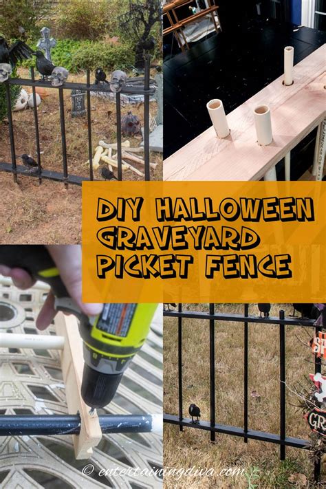 How to Make a DIY Halloween Cemetery Picket Fence